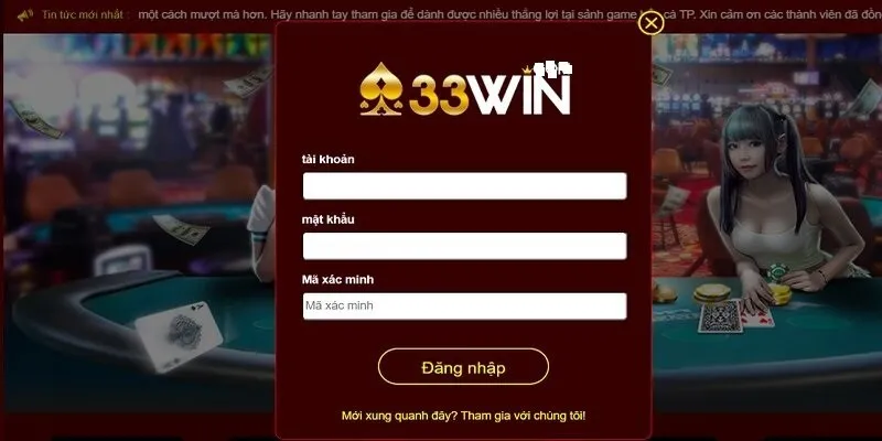 Đăng nhập 33win trên P/C và điện thoại Đăng nhập 33win trên P/C và điện thoại